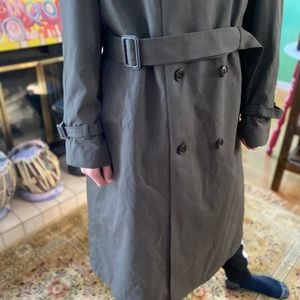 Dark Oversized Trench Coat Weatherman size 40